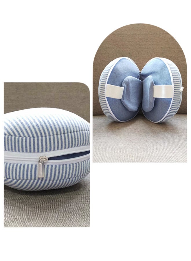 U-shaped Light-Blocking Eye Mask and Neck Pillow Two-in-One Travel Portable - Image 3